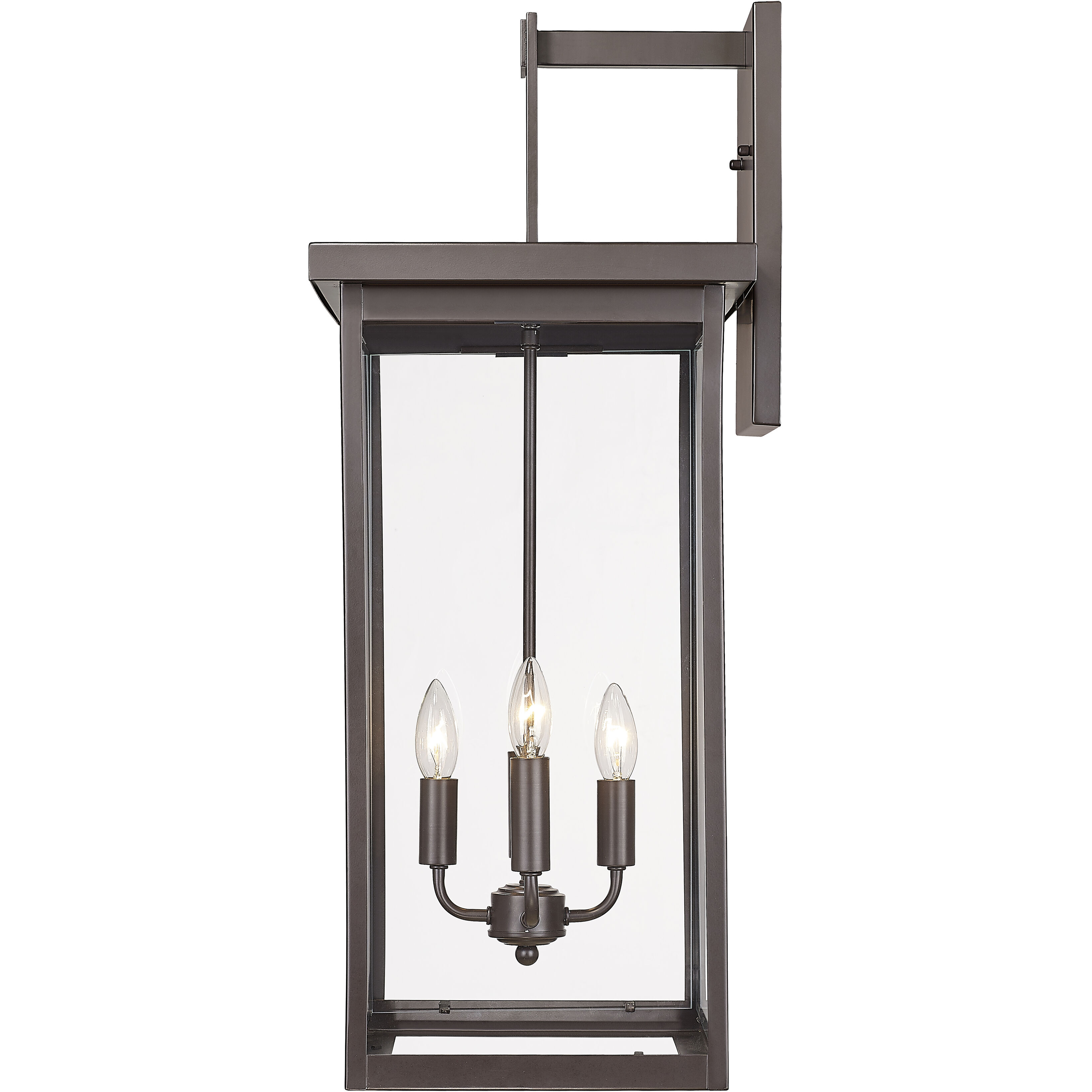 Barkeley 4 Light 30 inch Powder Coated Bronze Outdoor Wall Sconce